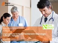 Logopäde (m/w/d) im Fachbereich Neurologie Vollzeit / Teilzeit - Bad Kissingen