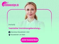 Teamleiter Vermietungsberatung (m/w/d) - Rüsselsheim