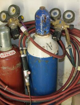 Schweißgerät Gas/Sauerstoff mit Flaschen und Schlauchpaket - Ganderkesee