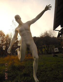 Fußballspieler - Schaufensterfigur - München Maxvorstadt