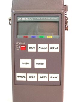 Haktronics - photom 225 - Optical Power Meter - optisches Leistungsmessgerät - Biebesheim (Rhein)