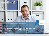 Assistent des Bereichsleiters (m/w/d) für Rechnungswesen und Finanzen - Bonn