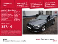 Audi A3, Sportback 45TFSI e S line, Jahr 2021 - Dresden