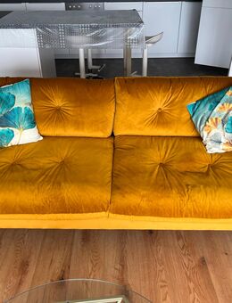 Stylisches Zweiersofa in Senfgelb – kaum benutzt, Top-Zustand! - Stuttgart