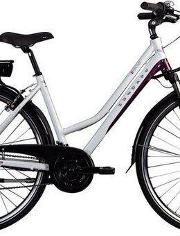 Zündapp E-Bike Trekkingrad Z802 Damen, 21 Gang Shimano Altus RD-M310 Schaltwerk, Kettenschaltung, Heckmotor, 374 Wh, Pedelec, Elektrofahrrad für Damen