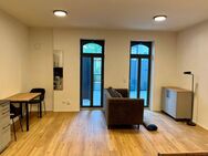 Loftige, möblierte 1-Zimmer-Wohnung mit großer Terrasse zum Erstbezug! - Nürnberg