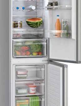 BOSCH Kühl-/Gefrierkombination Serie 4 KGN362LAF, 186 cm hoch, 60 cm breit