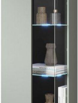INOSIGN Vitrine Kenia, stehend und hängend, Türanschlag wechselbar (1-St) Vitrineschrank mit Glastüren 160 cm Höhe