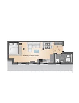 Schöne 1-Zimmer Wohnung - Überlingen