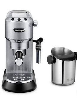 De'Longhi Espressomaschine ECKG6821.M, Siebträger, inkl. Kaffeemühle, Tamper, Abschlagbox+ Kännchen