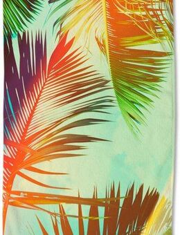 good morning Strandtuch Palms, Microfaser (1-St), Mikrofaser, 100x180, Schnelltrocknend, Sommer, Strand, Erwachsene