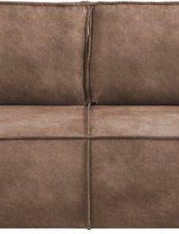 Home affaire 3-Sitzer SHERWOOD Schlafsofa (257cm) Cord, Samtvelours, Vintage-Lederoptik, Schlaffunktion mit Bettkasten (ca. 136/200cm)