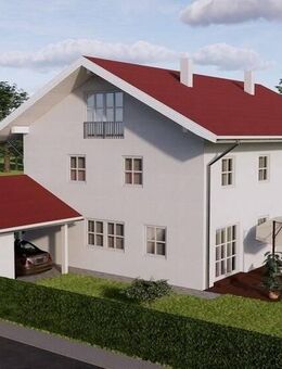Stilvoll - Elegant - Ruhige Wohnlage Neubau - Doppelhaushäfte als Ausbauvariante - Brannenburg