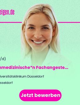 Zahnmedizinische*n Fachangestellte*n (m/w/d) Vollzeit / Teilzeit - Düsseldorf