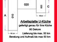 U Küche Arbeitsplatte A 1 CE, 405x60 cm, 90 Dekore, Versand /Aufmaß bis 50km ? in 46149