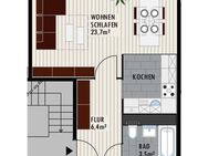 Schau bei uns vorbei: Helles modernisiertes 1 Zimmer Apartment mit top Aussicht über Halle - Halle (Saale)