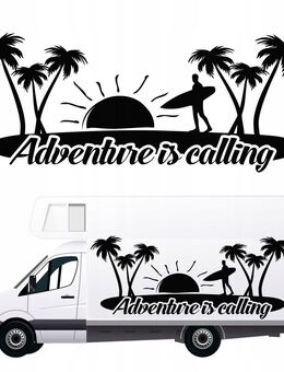 Produktbeschreibung: Aufkleber für Wohnmobil, Wohnwagen, Auto - Berge (170x70 cm) Design 7 Set 2 - Ingolstadt