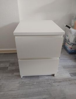 MALM Kommode mit 2 Schubladen, weiß – 40x55 cm (IKEA - Hamburg