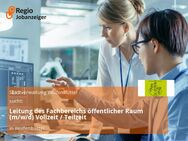 Leitung des Fachbereichs öffentlicher Raum (m/w/d) Vollzeit / Teilzeit - Wolfenbüttel