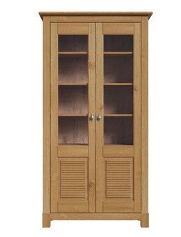 Home affaire Vitrine Rauna Aus massiver Kiefer, Türen mit Glaseinsätzen