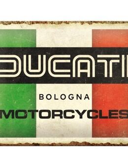 Tolles Ducati Blechschild Motorcycles Biker Motorrad - Nostalgic-Art 20x30 cm - Hamburg