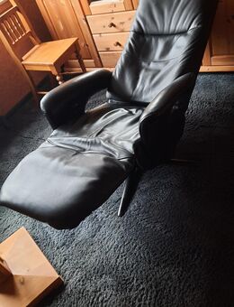 Motorisch verstellbarer Leder- Ruhesessel - Bochum Eppendorf