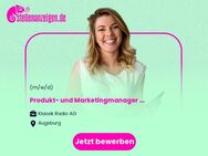Produkt- und Marketingmanager | Music Streaming (m/w/d) - Augsburg