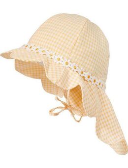 MAXIMO Sonnenhut Mit verspieltem Blütenband und Nackenbogen.