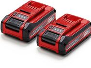 Einhell »PXC Plus Twinpack« Akku (2 St), 18 V, 3 Ah, universell verwendbar für alle Power X-Change Geräte