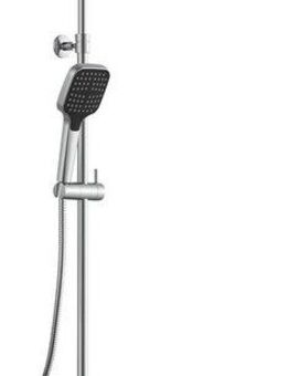 Schütte Duschsystem BLUEPERL, Duschsystem mit Regendusche und modularem Ablagesystem, Duschbrause