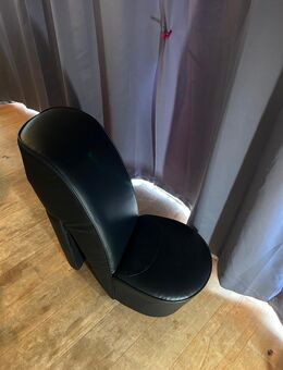 vidaXL Stuhl in Stöckelschuh-Form Schwarz Kunstleder - Düren Zentrum
