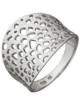 JOBO Fingerring, breit 925 Silber