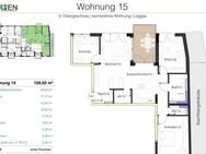Helle und geräumige 4-Zimmer-Neubauwohnung mit 109 qm im STADTGARTEN - Bamberg