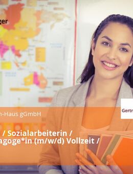 Erzieherin / Sozialarbeiterin / Sozialpädagoge*in (m/w/d) Vollzeit / Teilzeit - Oberhausen