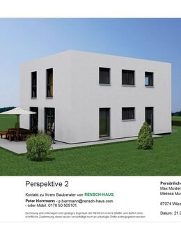Modernes Haus in vorzüglicher Lage - schlüsselfertig mit Küche, PV-Anlage, Keller - Würzburg
