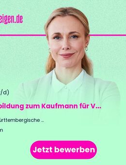 Ausbildung zum Kaufmann (m/w/d) für Versicherungen und Finanzanlagen in Ulm - Ulm