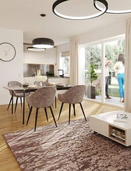Exklusiver Neubau: 3-ZKB-Erdgeschosswohnung mit Garten und zwei Stellplätze - Ruppertsberg