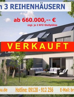 VERKAUFT Modernes Wohlfühl-REIHENECKHAUS in ruhiger Lage im beliebten Feucht bei Nürnberg!!! - Feucht
