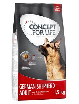 Concept for Life Hundefutter Probierbeutel – jetzt testen! - German Shepherd Adult (1,5 kg)