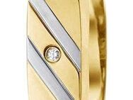 Firetti Goldring Schmuck Geschenk Gold 333 Herrenring Goldring Siegelring, mit Brillant