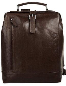 X-Zone Laptoprucksack, echt Leder