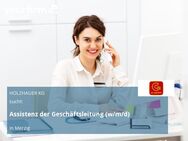 Assistenz der Geschäftsleitung (w/m/d) - Merzig