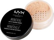 NYX Puder NYX Professional Makeup Mineral Finishing Powder, Loses Fixierpuder, ölabsondierende Wirkung, langanhaltend.