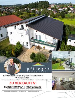 Zweifamilienhaus als Doppelhaushälfte mit 2 Wohneinheiten - Tiefenbach (Landkreis Passau)