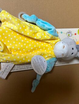 NICI Schmusetuch Esel 25 x 25 cm – niedliches Schnuffeltuch ab 0 + Monaten, Kuscheltuch für Mädchen, Jungen & Babys, 48897, tolle Geschenkidee, beige - Seßlach
