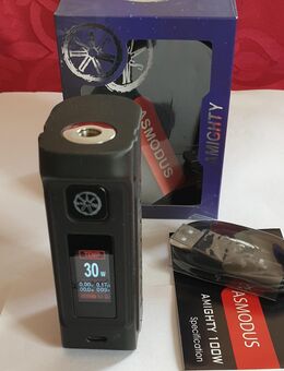 Asmodus Amighty Schwarz. FP. 60€. Top Zustand ! SAMMLUNGSVERKLEINERUNG! Akkuträger, Mod Box, E Zigarette, Vape. - Bühl