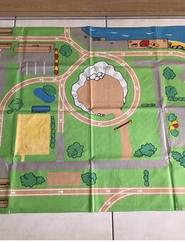 BRIO seltene große Holzeisenbahn Spielmatte - Meerbusch