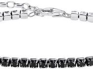 THOMAS SABO Tennisarmband weiß oder schwarz, A2167-051-14-L21V, A2167-643-11-L21V, mit Zirkonia (synth)