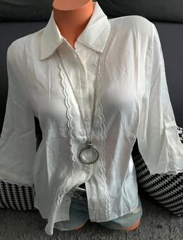 Bluse creation l hemdbluse 40 42 hemd hemdbluse creme - Berlin