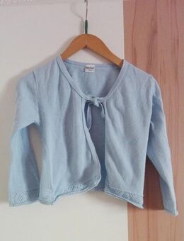 Hellblaue Weste - Gr. 110/116 von Mary Ann - Pirmasens